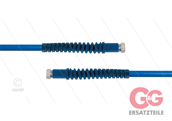 Carwash Titan-Slide Schlauch blau DN06 - 3,5m - 2x 1/4" DKR - 2x SKS - 300 Bar