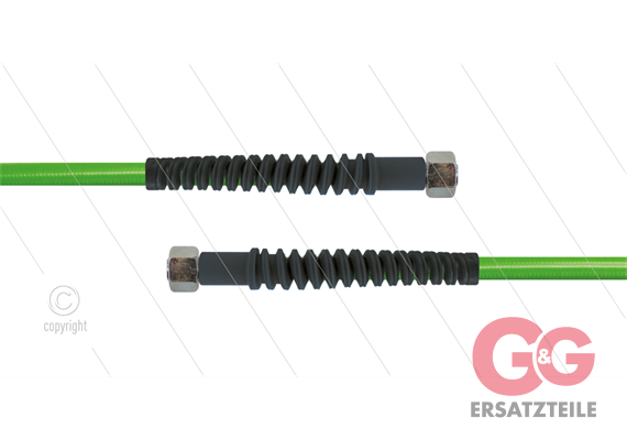 Carwash Titan-Slide Schlauch grün DN06 - 3,5m - 2x M18x1,5 (