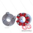 Cat - Flexkupplung - welle Ø20x28mm - Abmessung Ø55x74mm - Geeignet für pumpserie | Bild 2