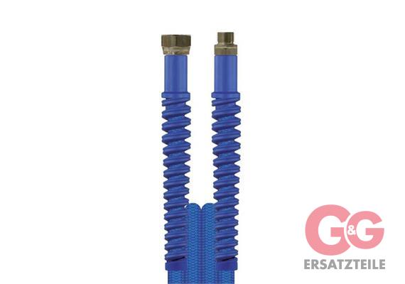 CC DN06 200 bar 4,0 M. DKR 3/8" : AGR 3/8" blau. Armaturen kpl. aus Edelstahl