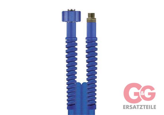 CC DN06 200 bar 4,2 M. DKO 22x1,5 : AGR 3/8" blau. Armaturen kpl. aus Edelstahl