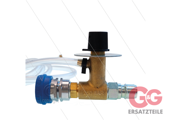 Chemieinjektor 02 KEW - 3/8" KEW - max 250 Bar - 14,2 l/min - 2m schlauch mit filter - Ein