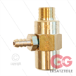 Chemieinjektor - Messing - Ø1.8mm (090) - 280 Bar - 30 l/min - max 90°C - 3/8" IG x 3/8" A | Bild 2