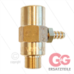 Chemieinjektor - Messing - Ø2.3mm (150) - 280 Bar - 30 l/min - max 90°C - 3/8" IG x 3/8" A | Bild 2