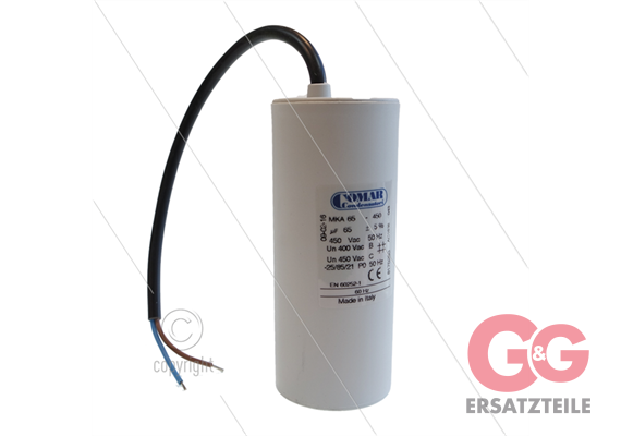 Condensator 65 µF - 2.2 kW - 400V