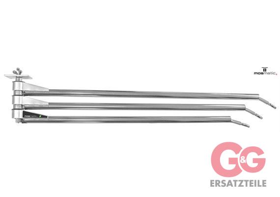 Deckenkreisel-P 3-A 1600/1750/1900 rostfrei-poliert DP3o in:... out:...