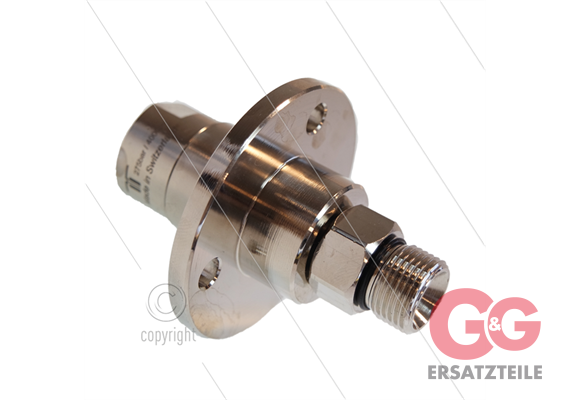 DGF Drehgelenk - dreifach gelagert - Flansch - 3/8" IG x 3/8" AG - 275 Bar - NW6