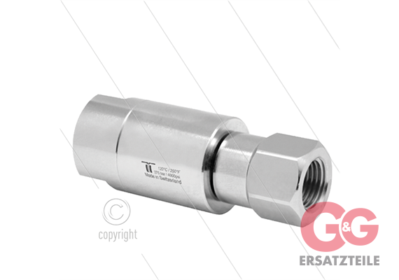 DGL Drehgelenk - dreifach gelagert - 2 x 1/4" IG - 275 Bar - NW6 - 1000 U/min bei max 30°C