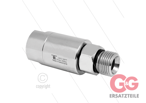 DGLI Drehgelenk - dreifach gelagert - 3/8" IG x 3/8" AG - 275 Bar - NW6