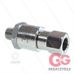 DGV Drehgelenk - einfach gelagert - 1/4" IG BSP x 1/4" AG BSPT konisches Gewinde - 275 Bar | Bild 3
