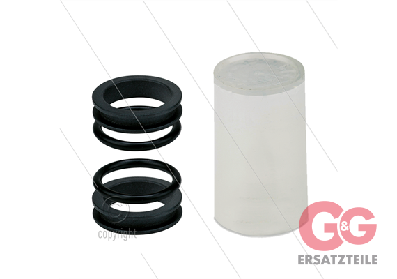 Dichtsatz für TEHA Winkeldrehgelenk - 3/8" - 1/2" - Standard - max. 100°C - PTFE / EPDM