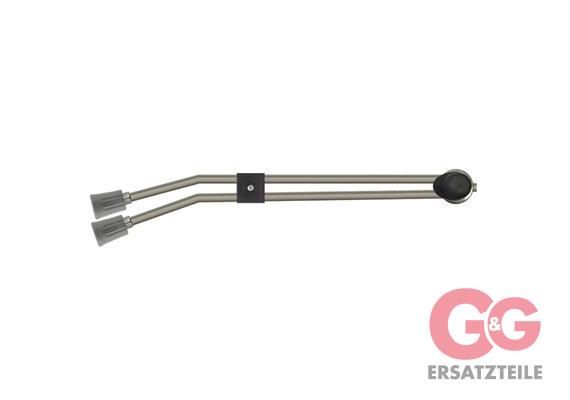 Doppellanze ST-54.2-600 a.V. 1/4"IG Edelstahl