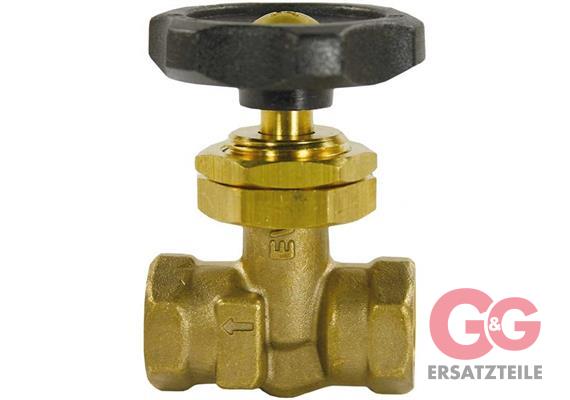 Dosierventil 2x1/4"IG Messing für Paneeleinbau