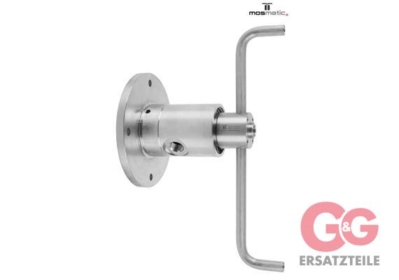 Drehdurchführung m.El-Motor Befestigung WDS-09 G3/8"F, 2xG1/8"F 1xG1/4"F