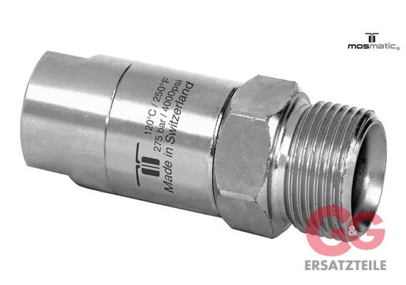 Drehgelenk 2-fach-gelagert, rostfrei DGS-06 G1/4"F M21x1,5-M