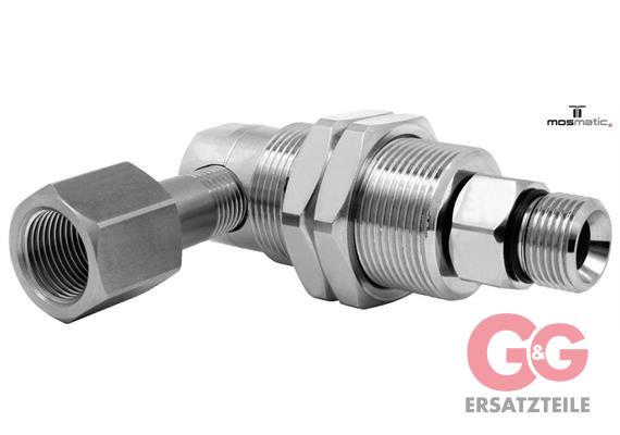 Drehgelenk-90° m.Schottgewinde, Karbid/rf DYG-06-90° G3/8"F G3/8"M