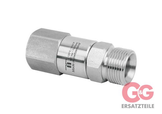Drehgelenk DGVI-06 G1/4"IG M18AG(CEL)500 bar 30 U/min