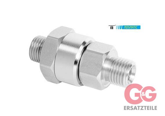 Drehgelenk einfach gelagert, rostfrei DGK-06 G3/8"M G3/8"M