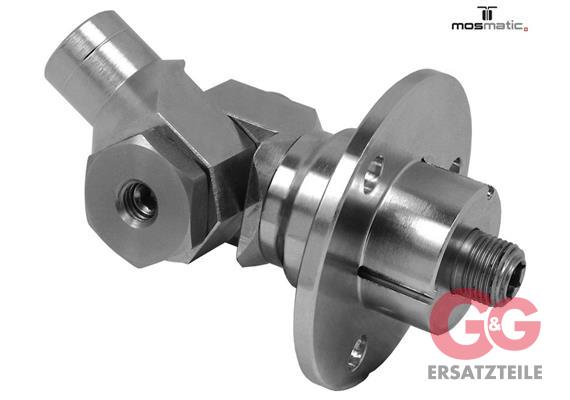 Drehgelenk mit Flansch, Karbid/INOX DYFI-06 G1/4"F G1/4"M