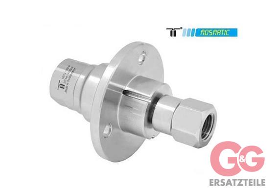 Drehgelenk mit Flansch, Karbid/rostfrei DYF-06 G3/8"F G3/8"F