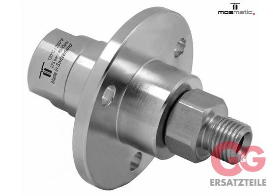 Drehgelenk mit Flansch, rostfrei DGF-06 G1/4"F G1/4"M