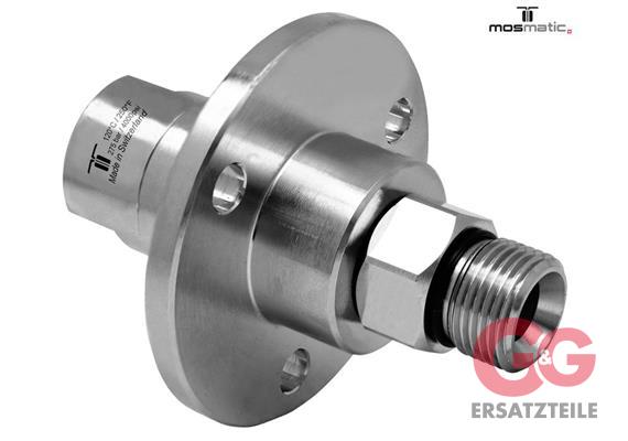 Drehgelenk mit Flansch, rostfrei DGF-06 G1/4"F G3/8"M