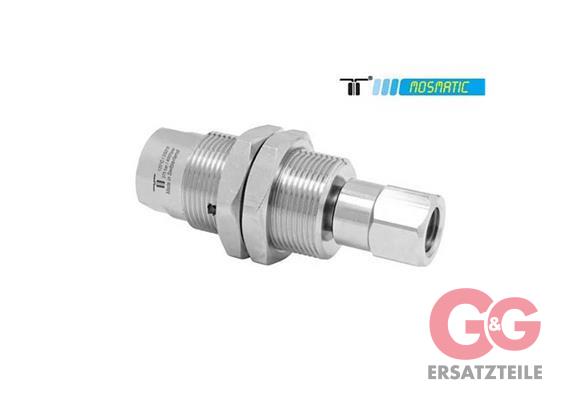 Drehgelenk mit Schottgewinde, Karbid/INOX DYGI-06 G1/4"F G1/4"F