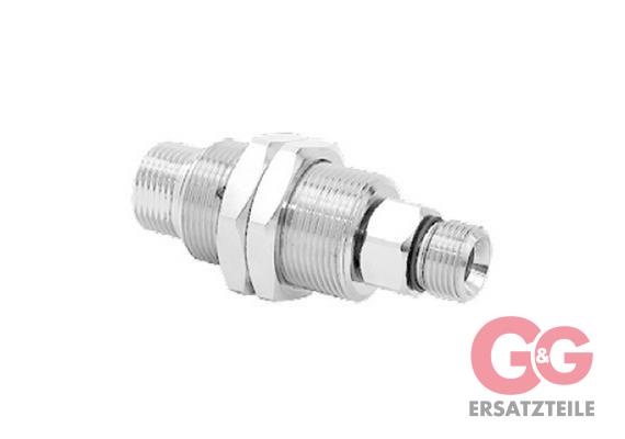 Drehgelenk mit Schottgewinde, Karbid/rostfrei DYG-06 M22x1,5-M G3/8"M