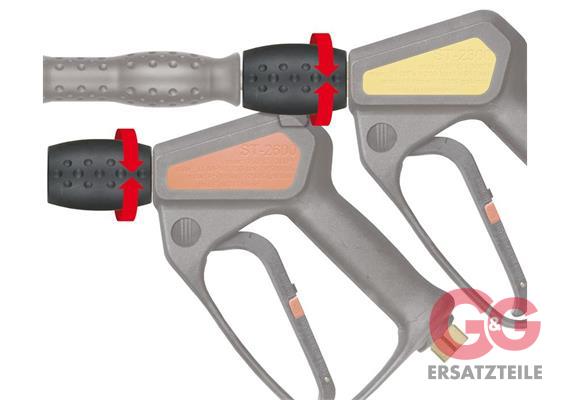 Drehgelenk ST-345 1/4"IG-AG schwarz 350 bar
