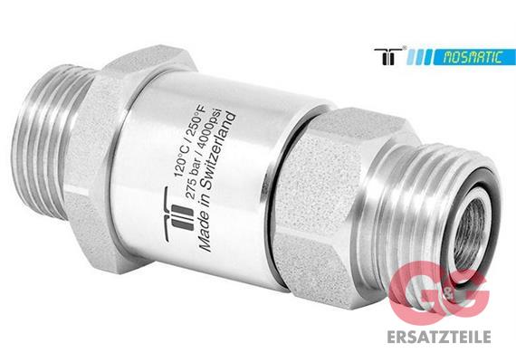 Drehgelenk verstärkt einf-gelag. m. Stirndicht DGV-06 11/16"-16UN 11/16"-16UN