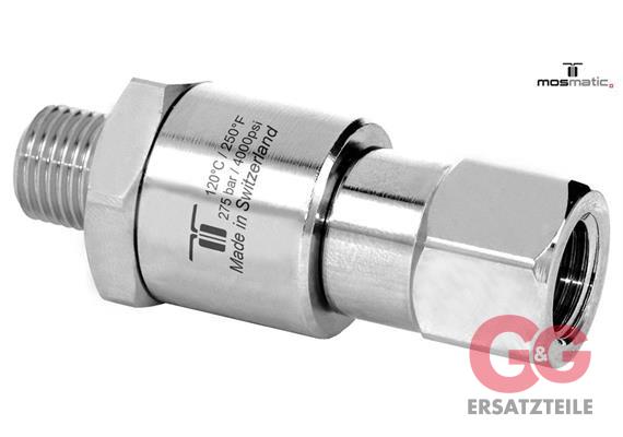 Drehgelenk verstärkt einfach gelagert, rostfrei DGV-06 G1/4"M G1/4"F