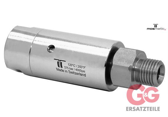 Drehgelenk ø25,Karbid/rostfrei DYL-06 G1/4"F G1/4"M