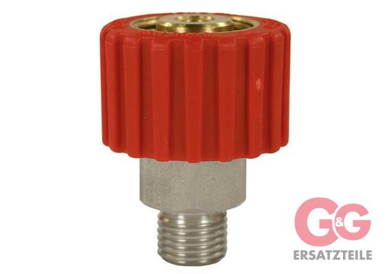 Drehkupplung M22x1,5 HV : 3/8 AG 250 Bar 120°C