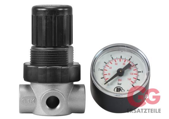 Druckminderer 0,5-10 bar incl.Manometer