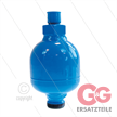 Druckspeicher 0,166 Ltr. - 210 Bar - 3/8" AG NPT - Vordruck 40 bar - unterseite Edelstahl | Bild 3