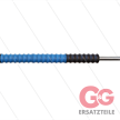 Düsenrohr "Iso77"-L=1000mm - gerade - Edelstahl - Handgriff L=400mm - schwarz/blau/schwarz | Bild 2