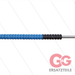 Düsenrohr "Iso77" - L=2000mm - gerade - Edelstahl - Handgriff L=500mm drehbar - schwarz/bl | Bild 2