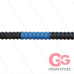 Düsenrohr "Iso77" - L=322mm - gerade - Edelstahl - Handgriff L=300mm drehbar - schwarz/bla | Bild 2