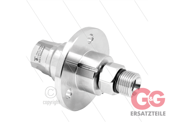 DXF Drehgelenk - dreifach gelagert - 1/4" IG x 3/8" AG - 170 Bar - NW6 - 2000 U/min