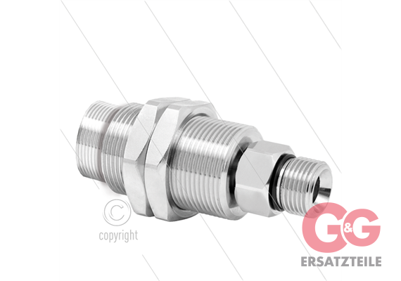 DXG Drehgelenk - dreifach gelagert - M22x1,5 AG x 3/8" AG - 170 Bar - NW6 - 2000 U/min