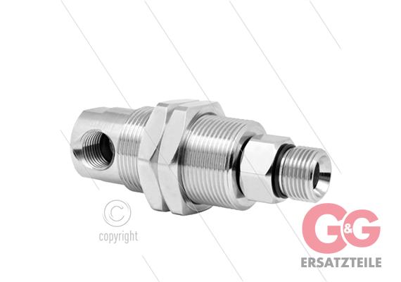 DXG Winkeldrehgelenk - dreifach gelagert - 1/4" IG x 3/8" AG - 170 Bar - NW6 - 2000 U/min