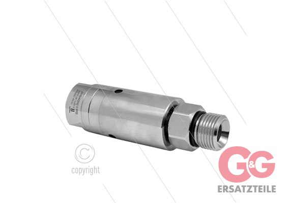 DXL Drehgelenk - dreifach gelagert - 3/8" IG x 3/8" AG - 170 Bar - NW6 - 2000 U/min