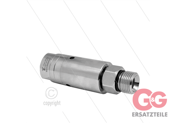 DXLI Drehgelenk - dreifach gelagert - 3/8" IG x 3/8" AG - 170 Bar - NW6 - 2000 U/min