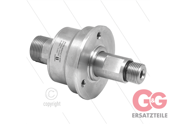 DYCI Drehgelenk - dreifach gelagert - M22x1,5 AG x 3/8" AG - 350 Bar - NW6 - 2000 U/min