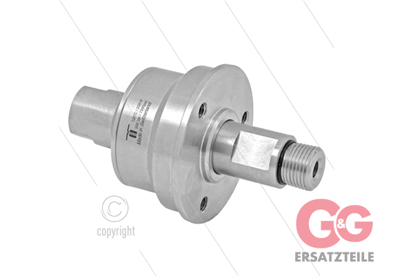 DYDI Drehgelenk - dreifach gelagert - 3/8" IG x 3/8" AG - 500 Bar - NW6 - 2000 U/min