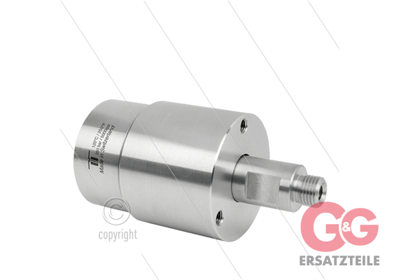 DYKI Drehgelenk - vierfach gelagert - 3/8" IG x 3/8" AG - 350 Bar - NW9 - 2000 U/min