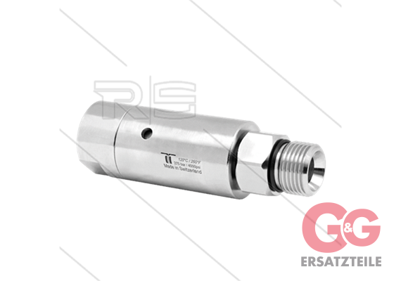 DYL Drehgelenk - dreifach gelagert - 1/4" IG x 1/4" AG - 275 Bar - NW6 - 2000 U/min