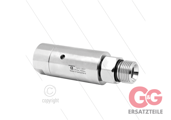 DYL Drehgelenk - dreifach gelagert - 1/4" IG x 3/8" AG - 275