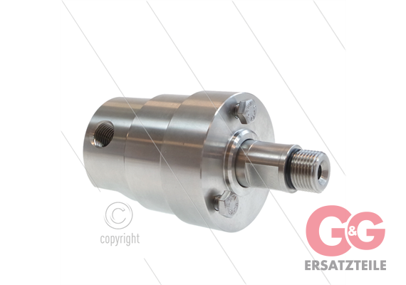 DYT Winkeldrehgelenk - vierfach gelagert - M22x1,5 AG x 3/8" AG - 350 Bar - NW6
