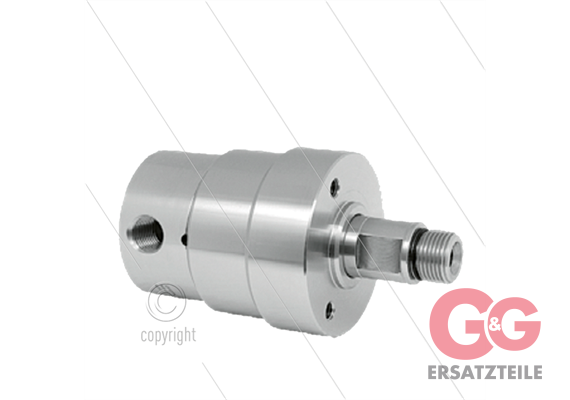 DYUI Drehgelenk - 500 Bar - max 120°C - 2 x 1/4" IG x 3/8" A